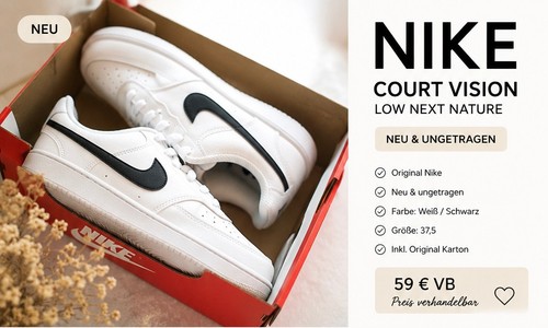 Nike court vision low next - low,